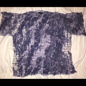 Pacsun off the shoulder crop top